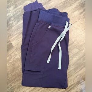 Figs — Purple Shadow — Zamora Jogger Scrub Pants